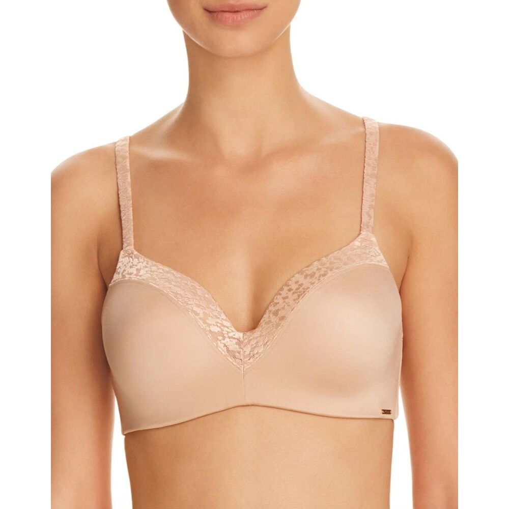 Le Mystere Nude Safari Wire Free lightly padded Contour Cup Bra 32D